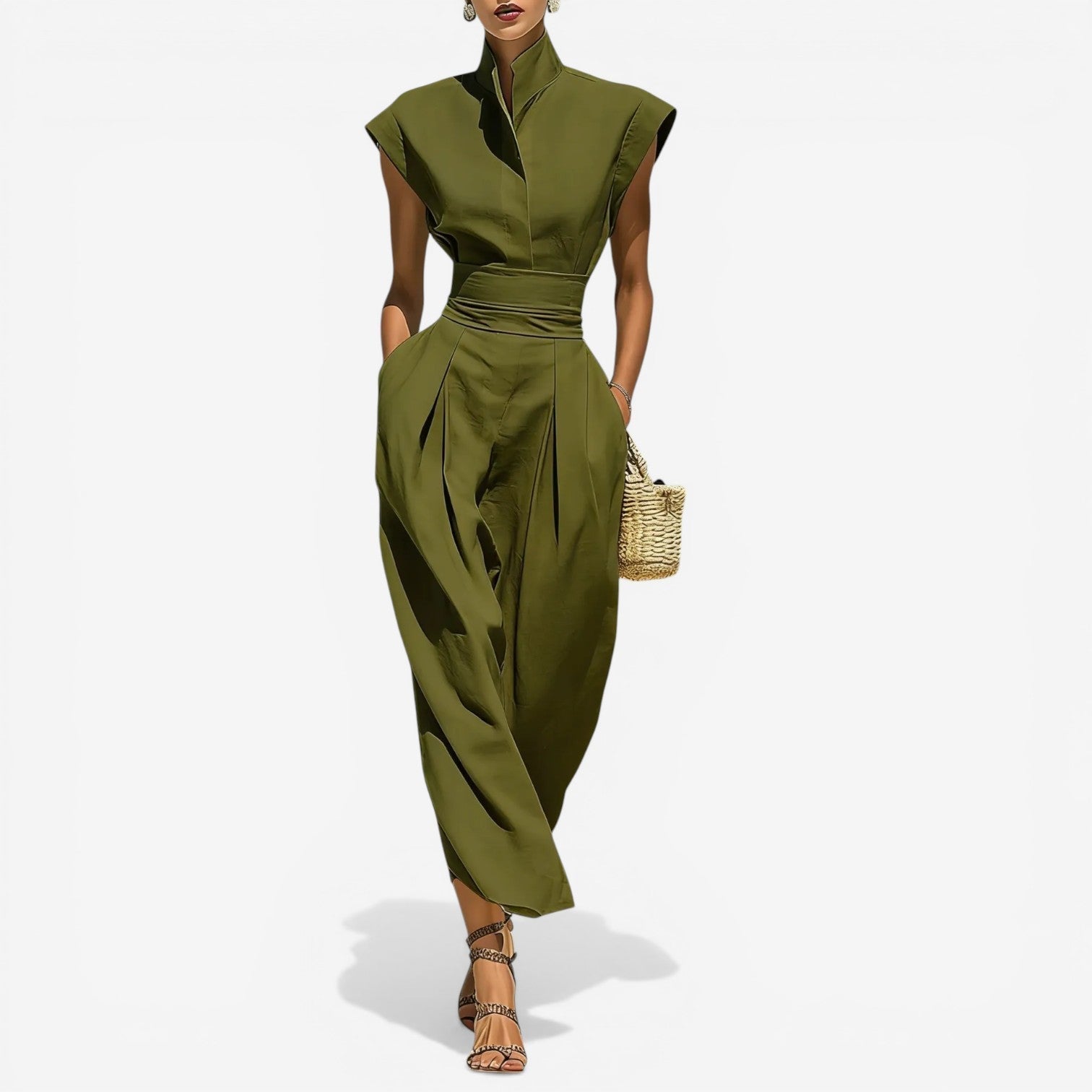 Addison™ Jumpsuit med høy hals