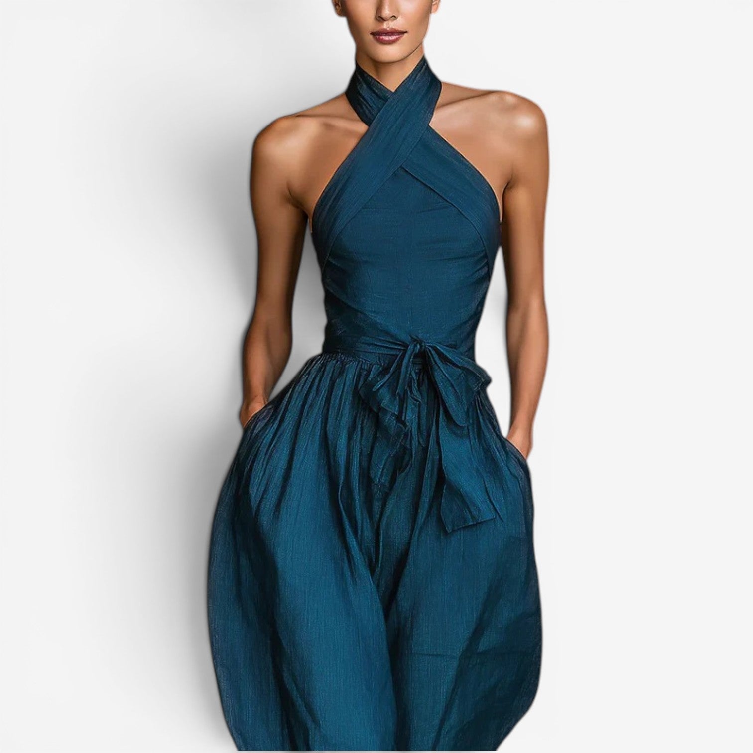 Daine™ Jumpsuit med omslagsutringning