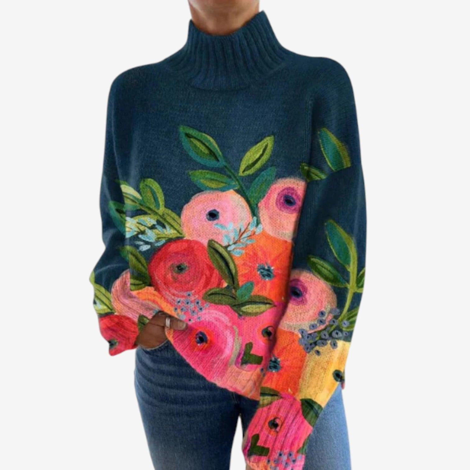 Benne™ Blomstret genser