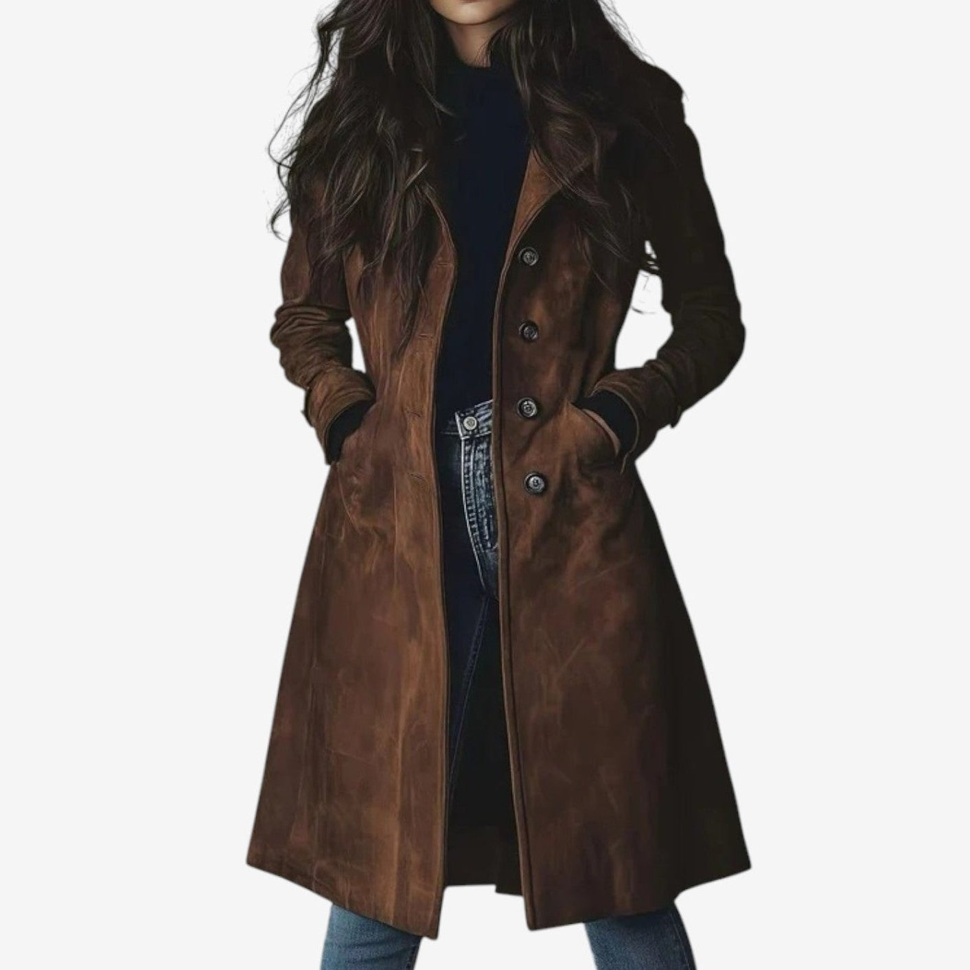 Astrid™ Elegant lang kåpe