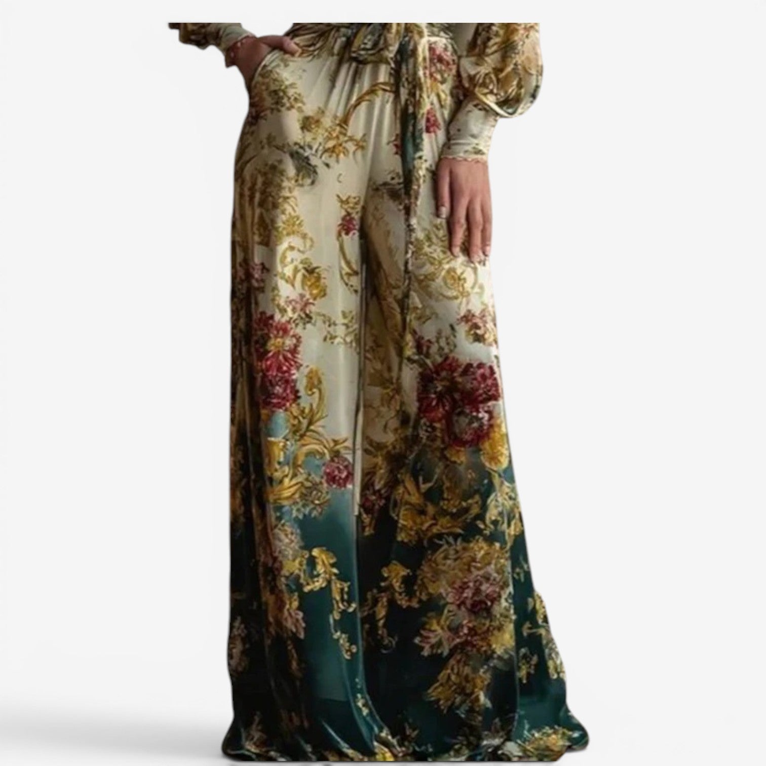 Ivonne™ Jumpsuit med v-hals