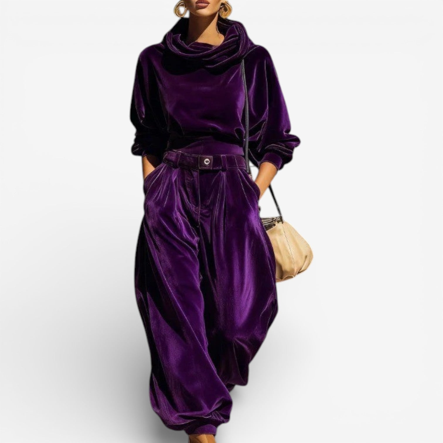 Gavinelli™ Fløyelsjumpsuit