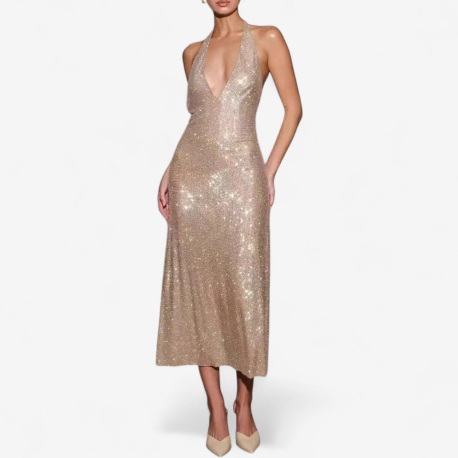 Ischen™ Paljettkjole