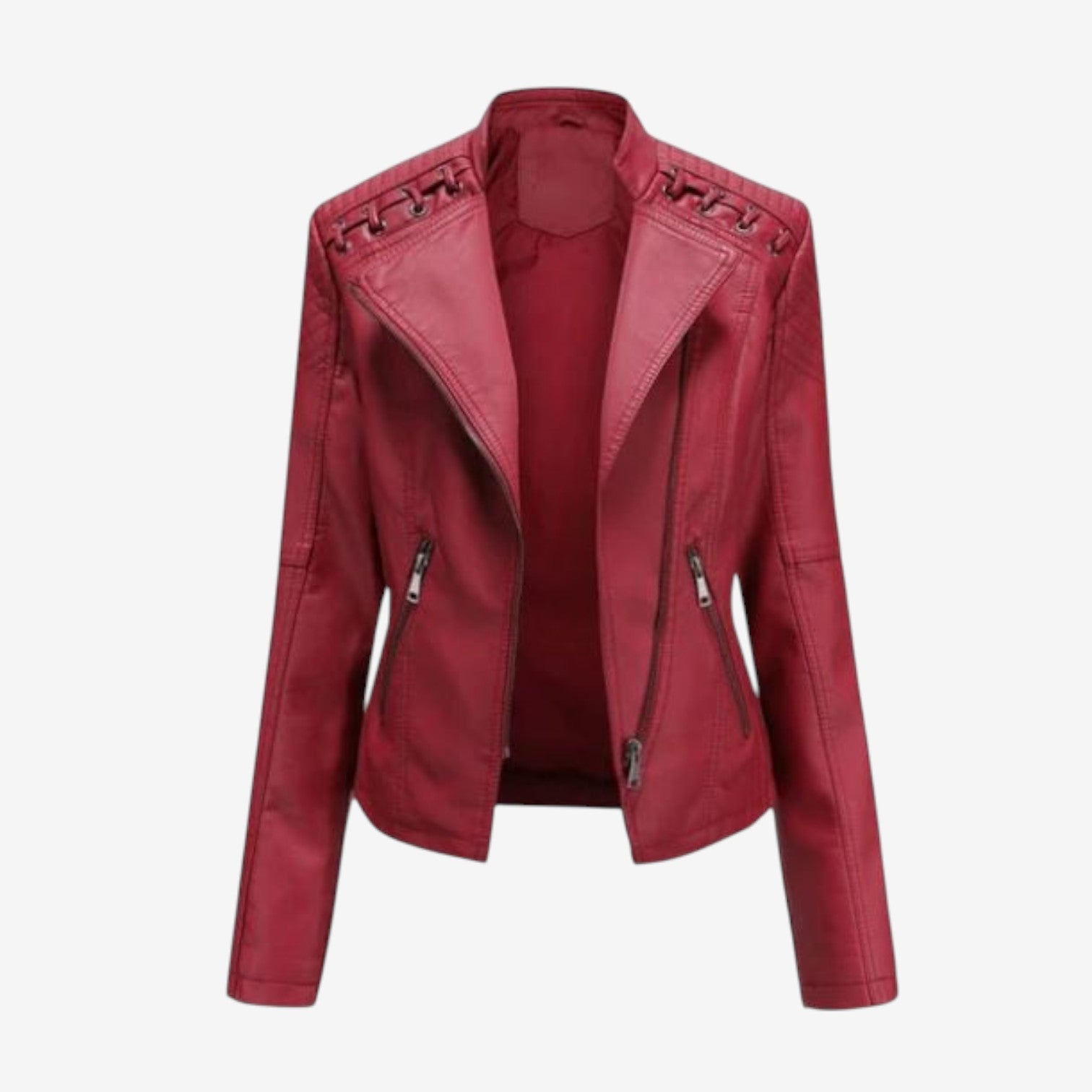 Fleur™ Kort biker jakke