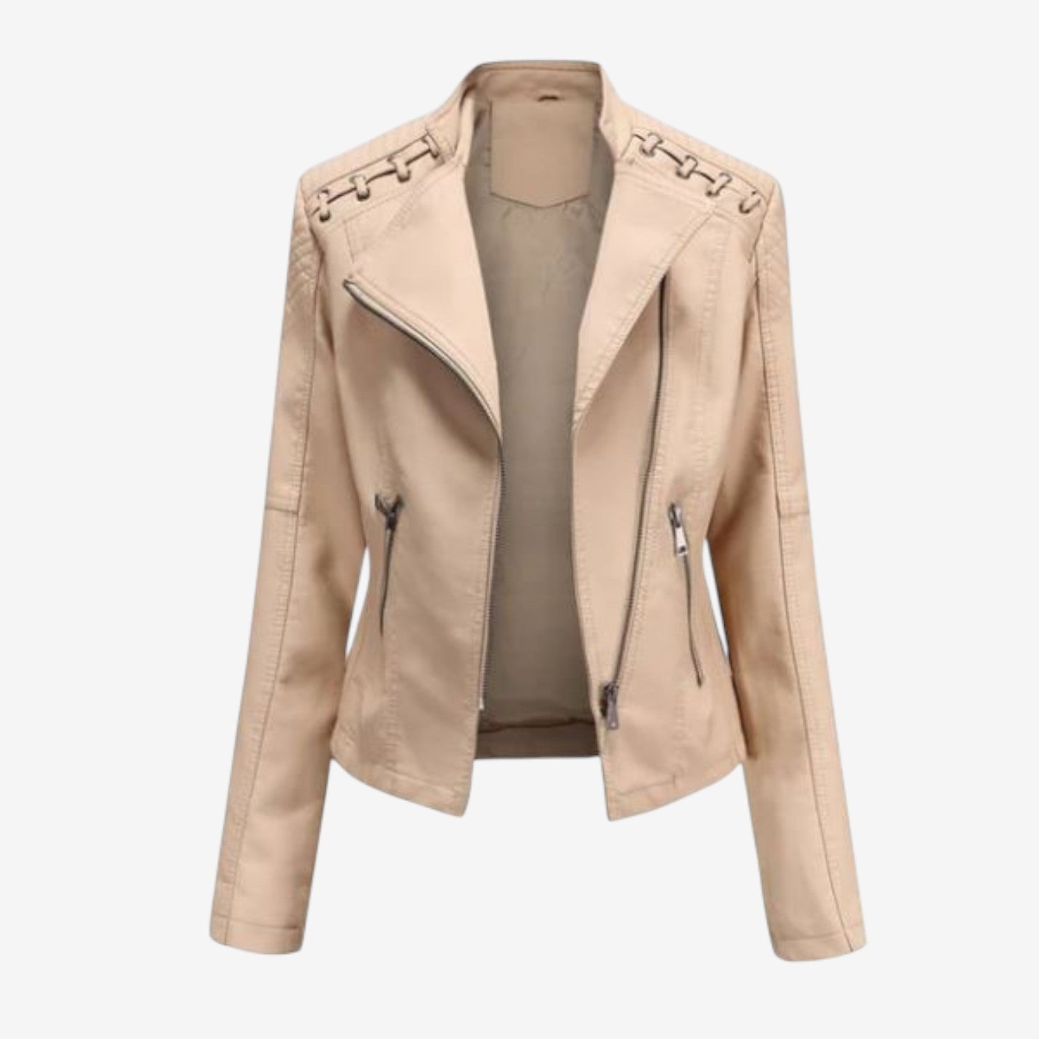Fleur™ Kort biker jakke