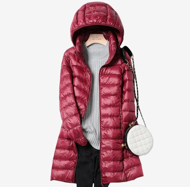 Claudette™ Med hette winter kåpe