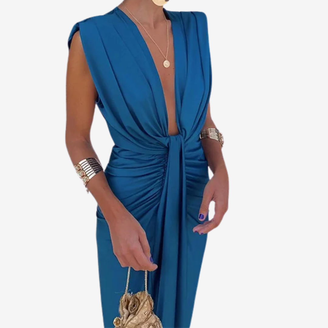 Assia™ Drapert midikjole