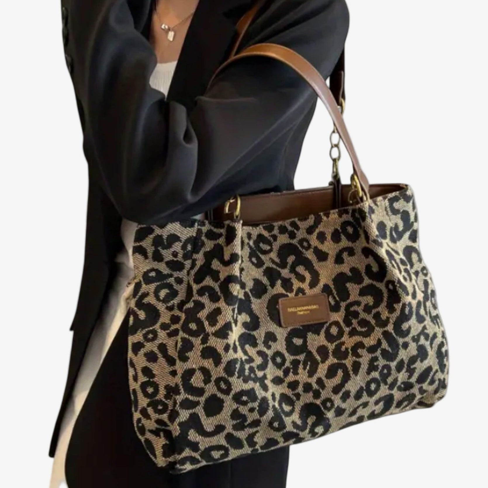 Lena™ Chic leopard veske