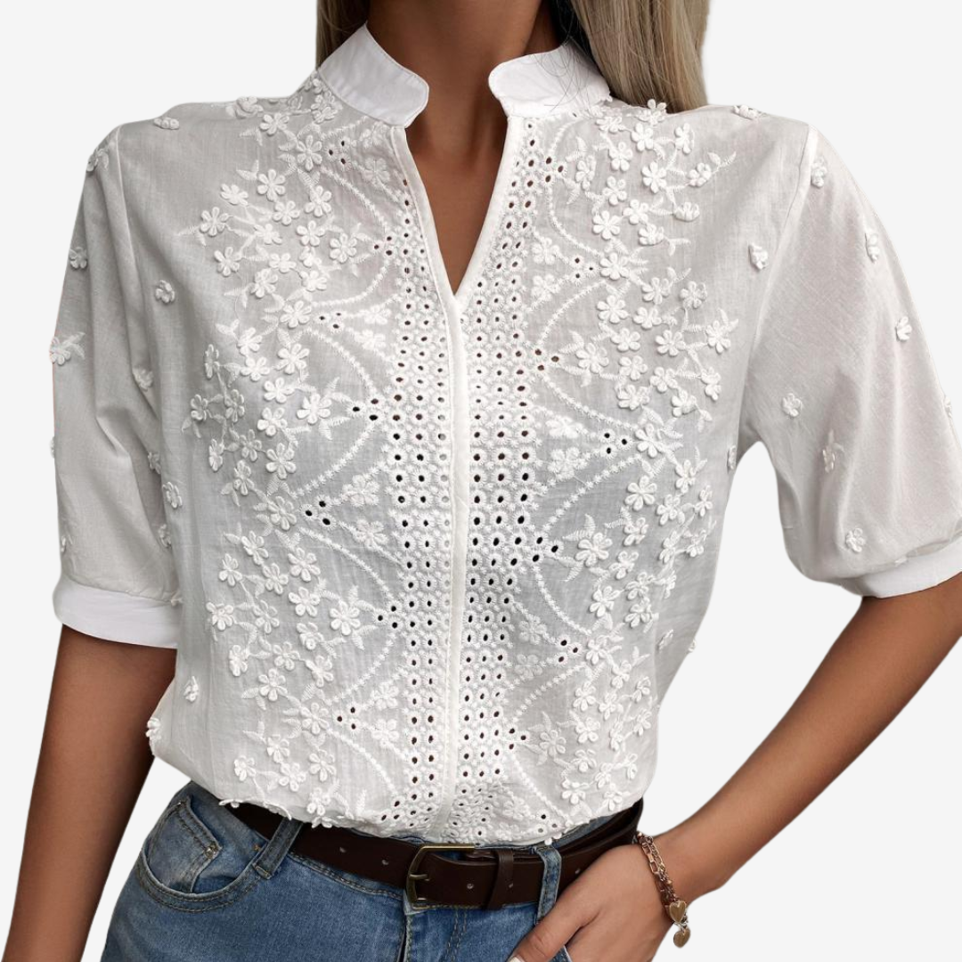 Laetitia™ Brodert bluse