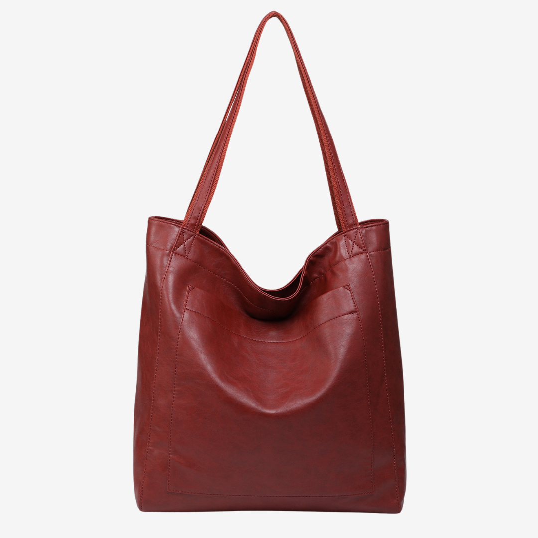 Evelyne™ Vintage skinn toteveske veske