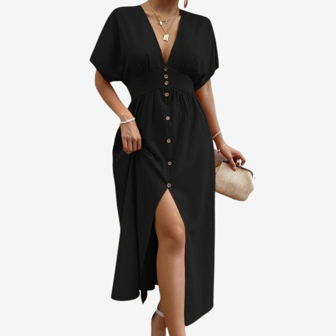 Serena™ Elegant kjole med splitt