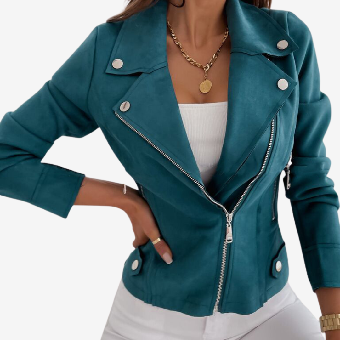 Adoria™ Elegant skinn jakke