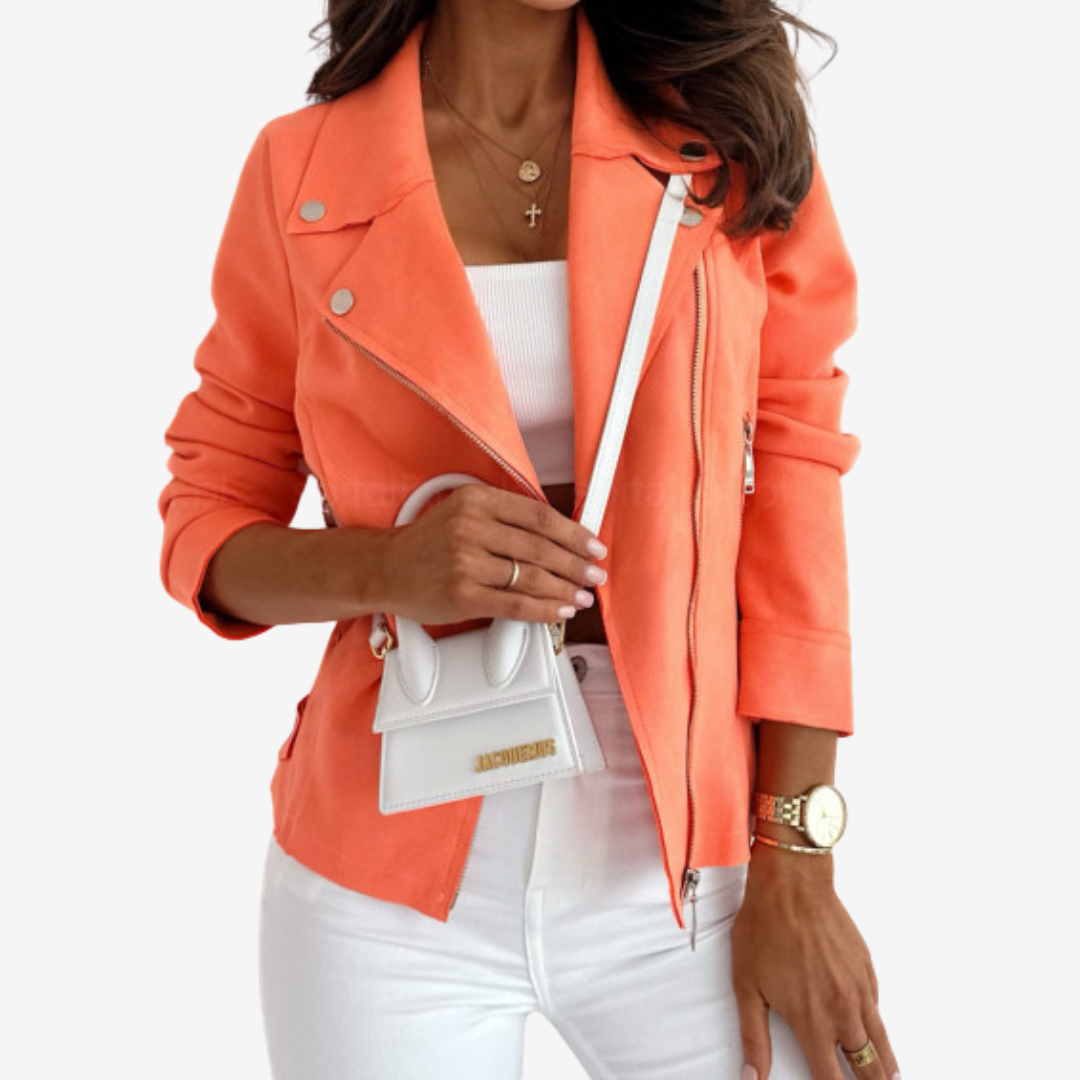 Adoria™ Elegant skinn jakke