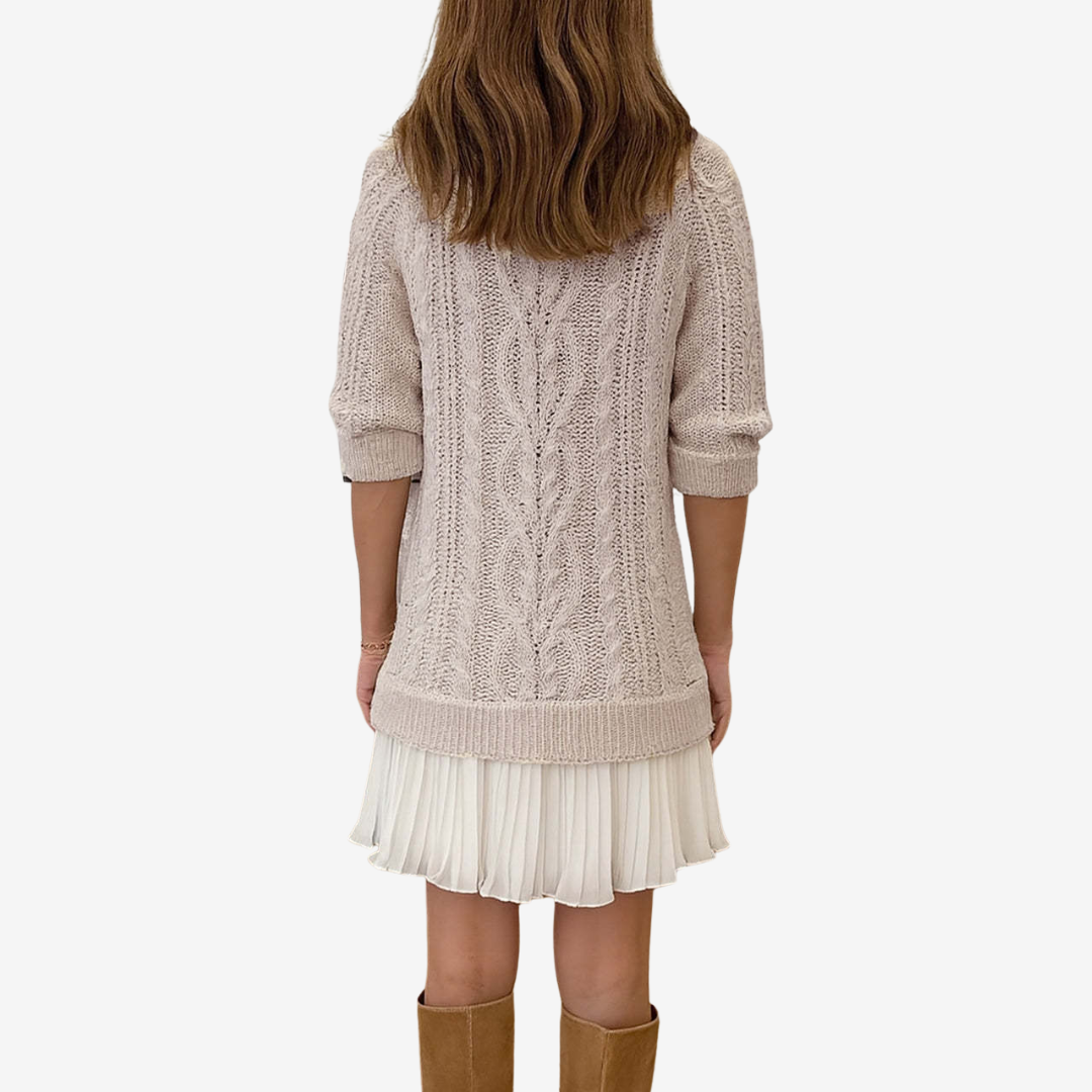 Gaëlle™ Strikkegenserkjole