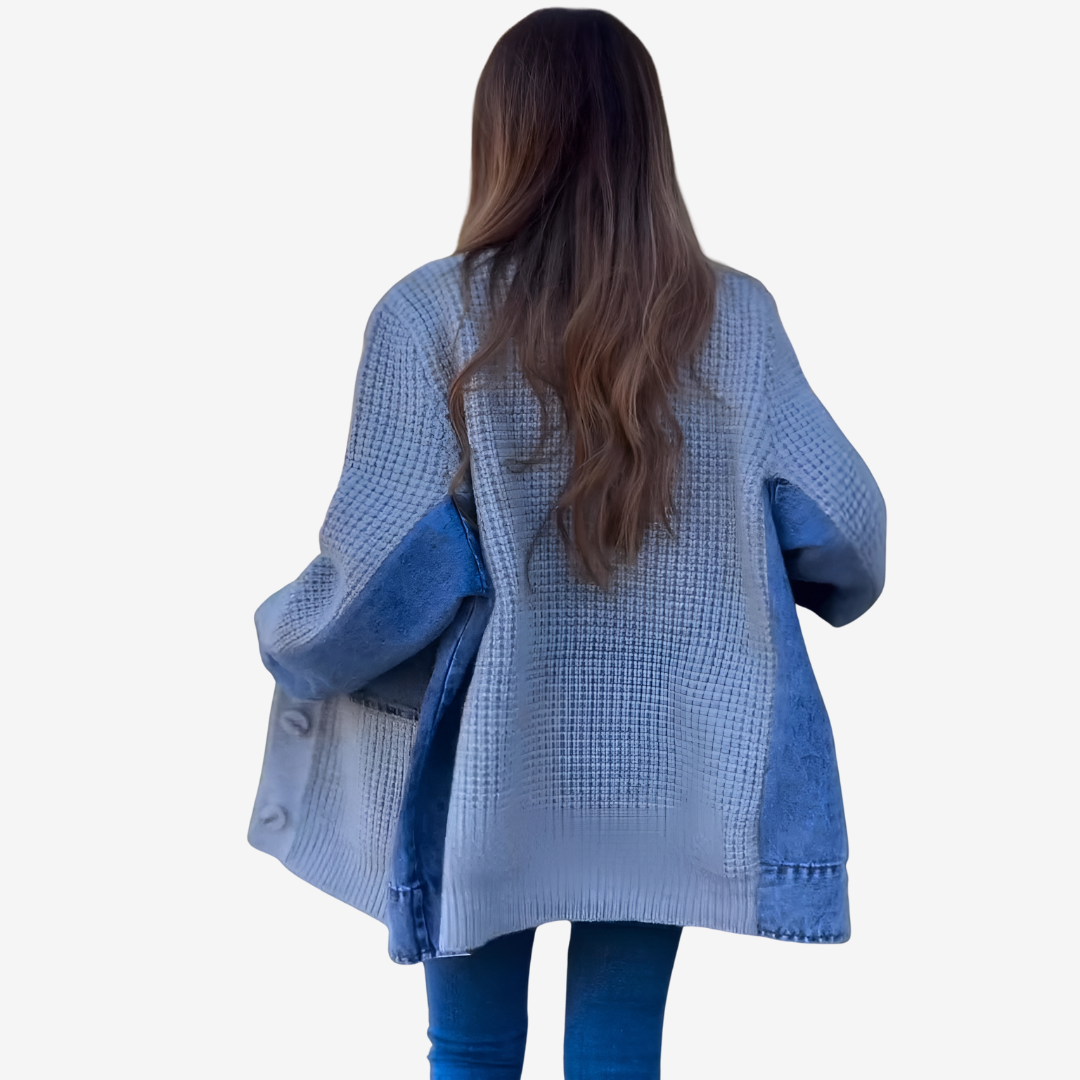 Malika™ Patchwork cardigan