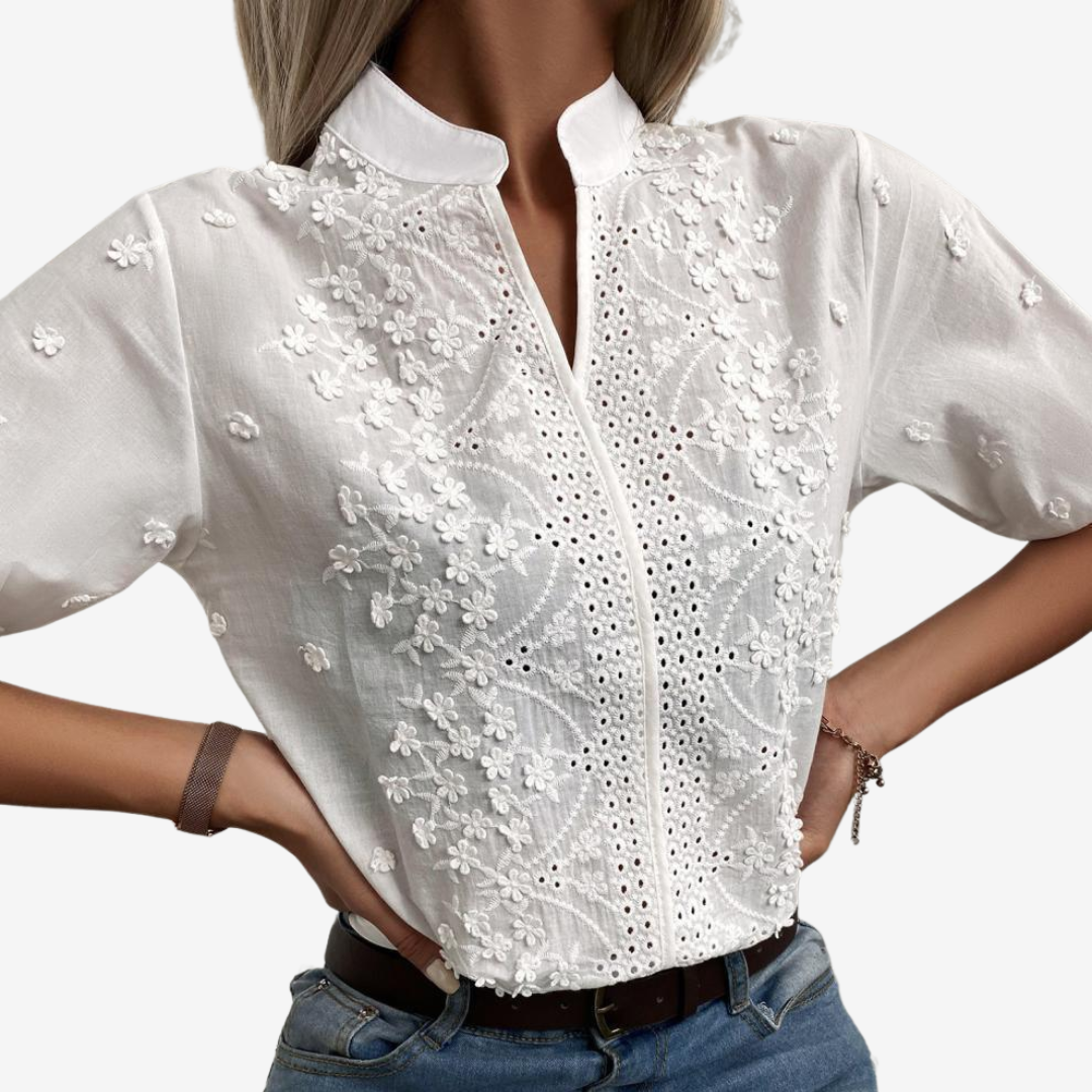 Laetitia™ Brodert bluse
