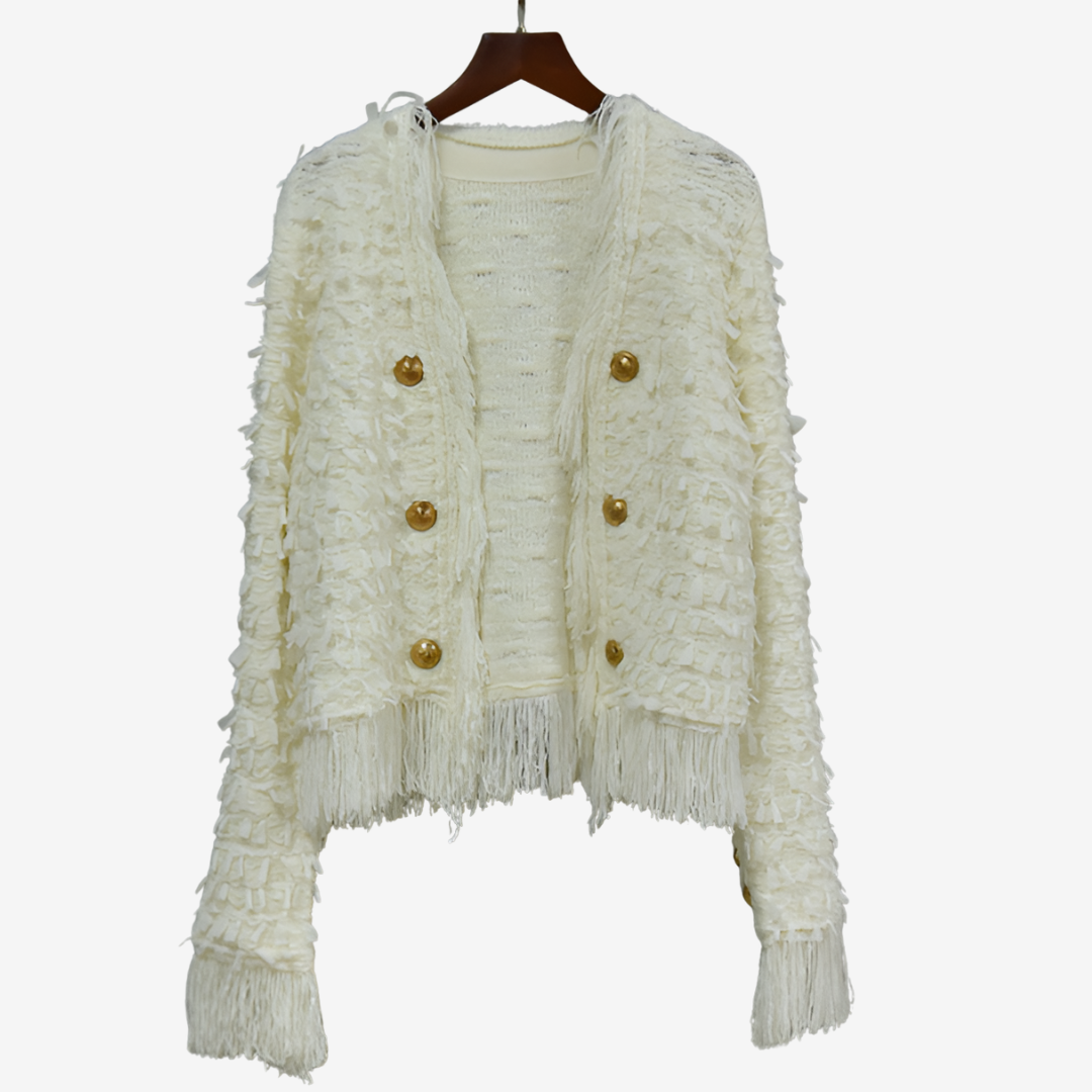 Maryvonne™ Chic frynse jakke