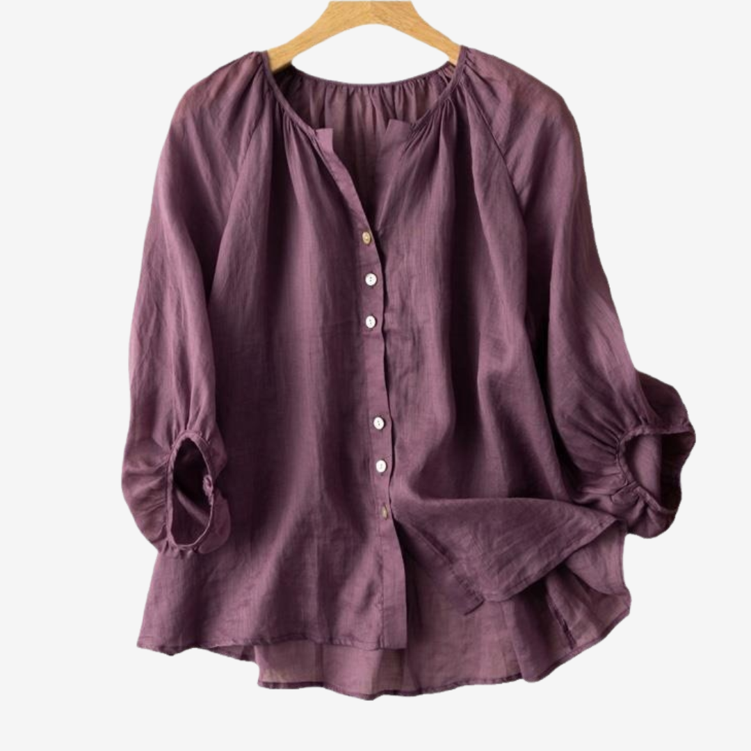 Célina™ Myk og chic bluse