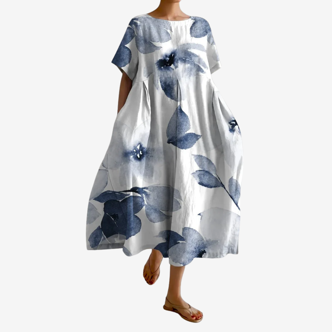 Liora™ Flytende blomstret kjole