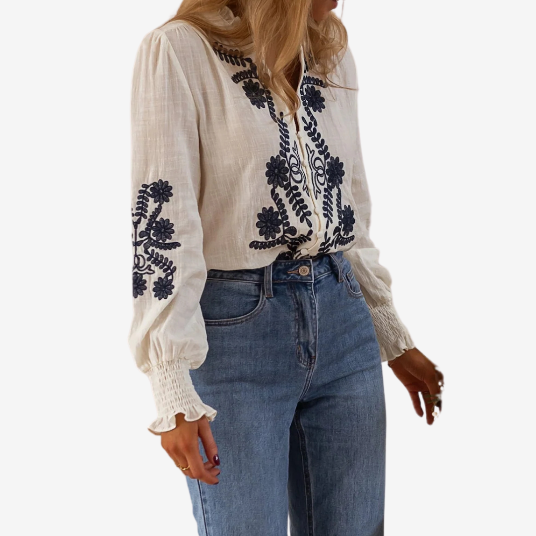 Isaure™ Brodert topp