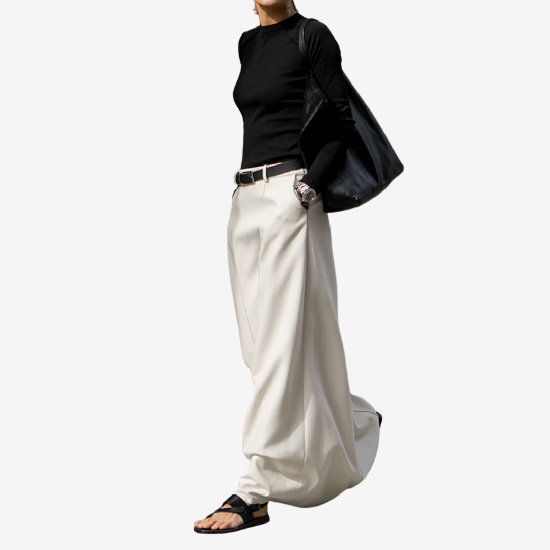 Irina™ Plissert maxi skjørt