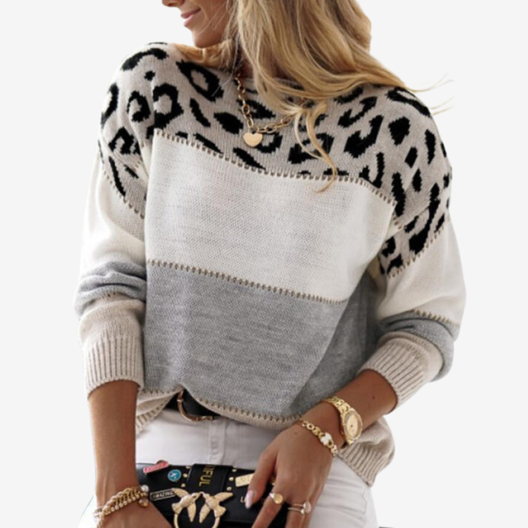 Cheyene™ Leopard mønster genser