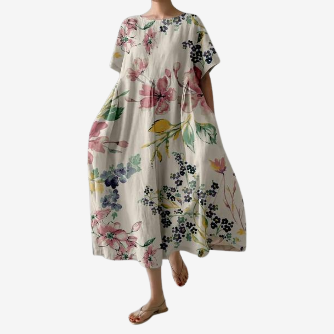 Liora™ Flytende blomstret kjole