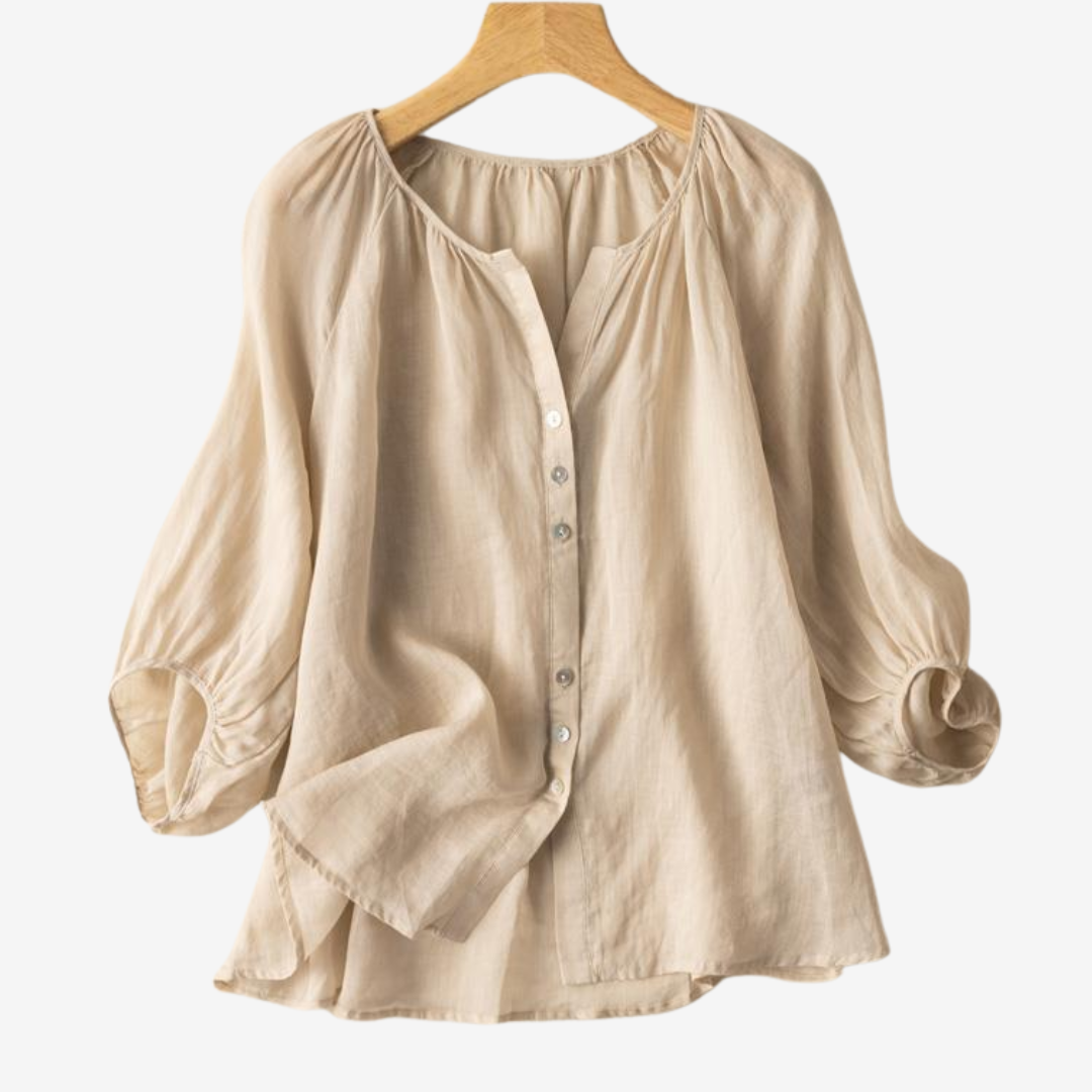 Célina™ Myk og chic bluse