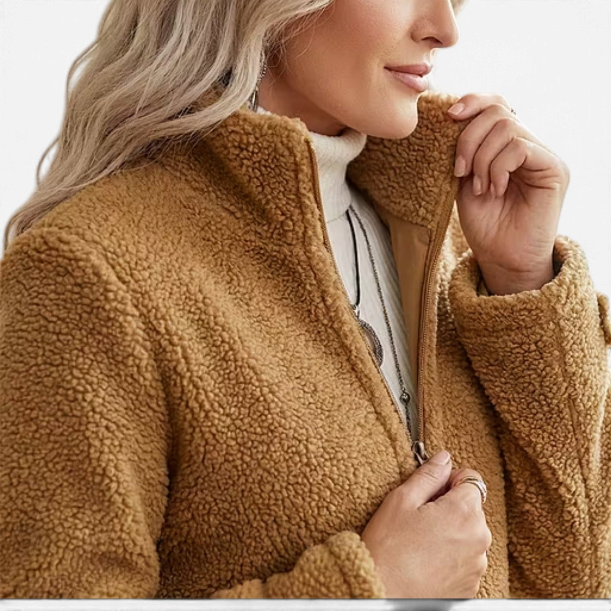 Freya™ Teksturert Krage-jakke