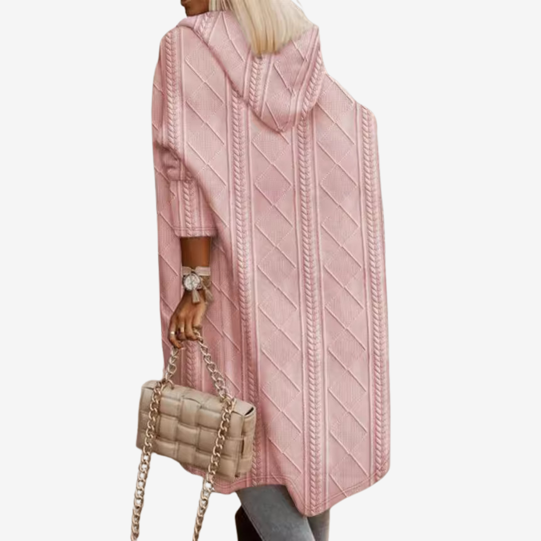 Janice™ Lang strikket cardigan