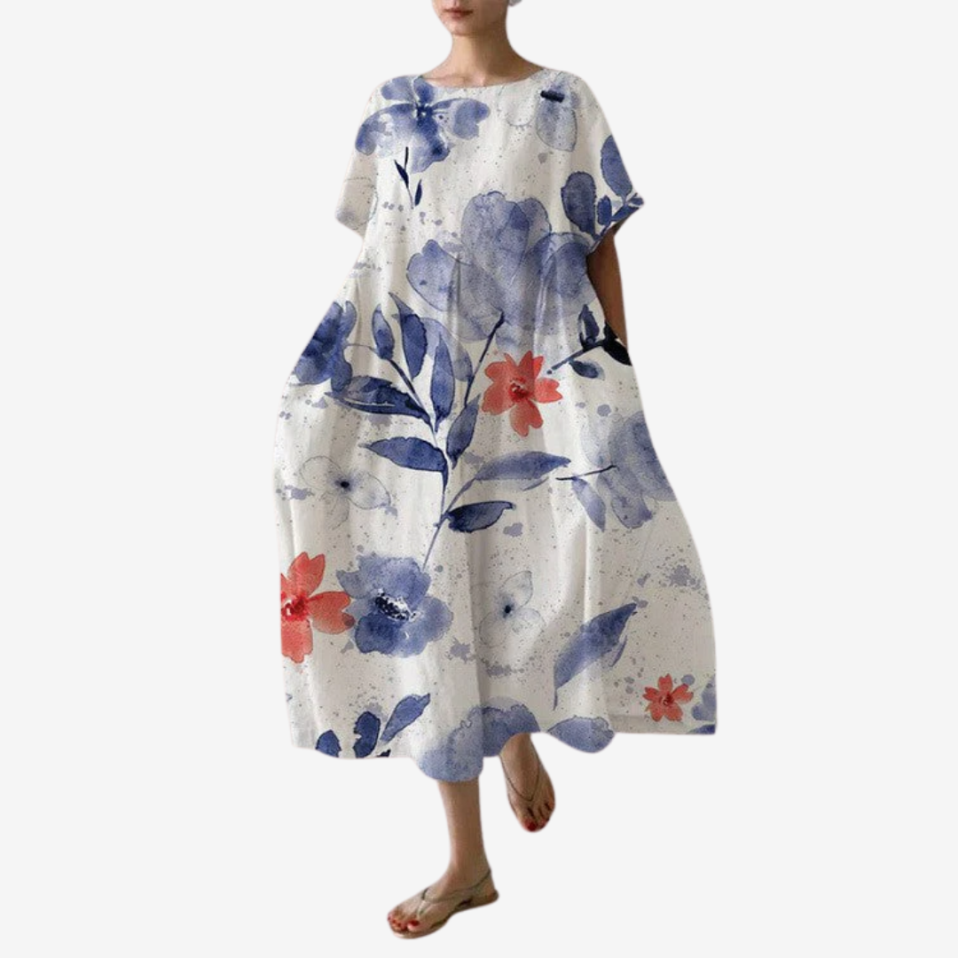 Liora™ Flytende blomstret kjole