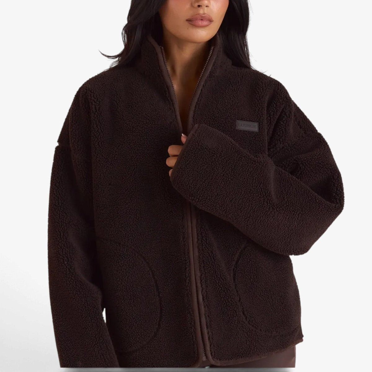 Leonore™ Plysj Fleece-jakke med glidelås