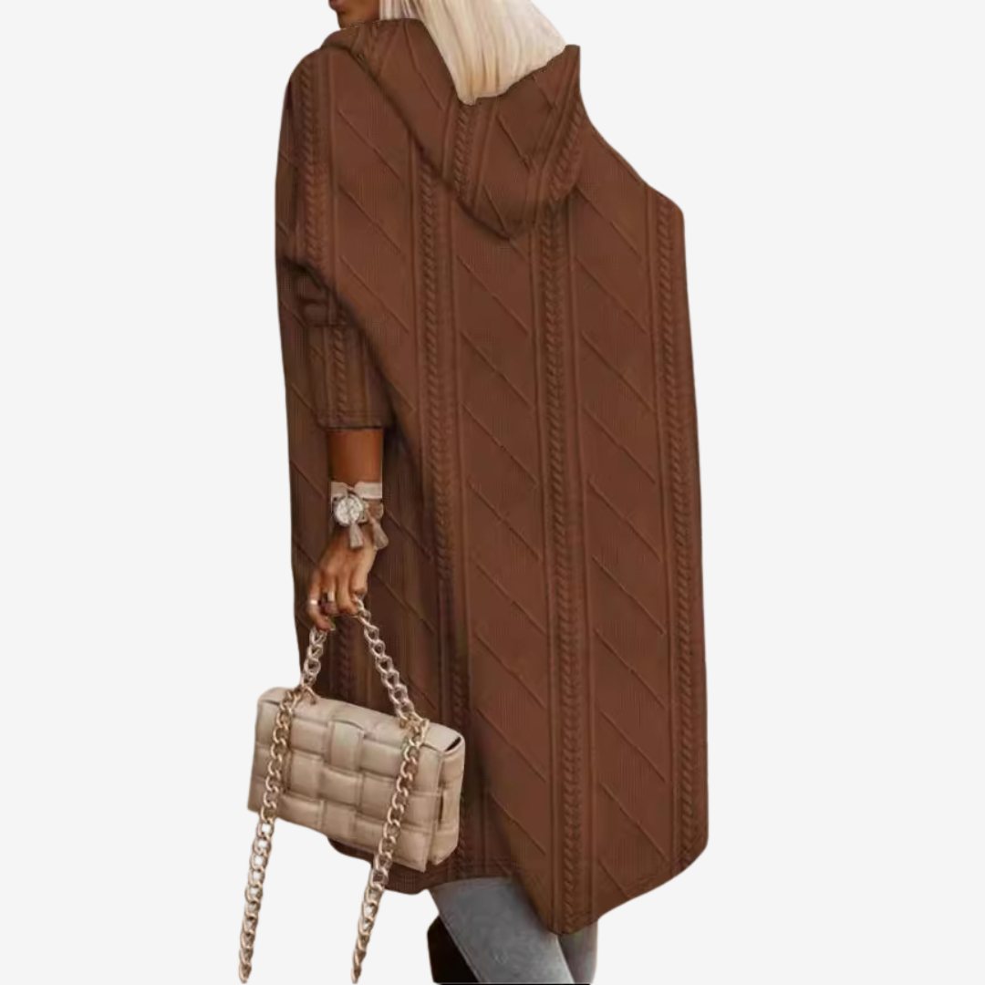 Janice™ Lang strikket cardigan