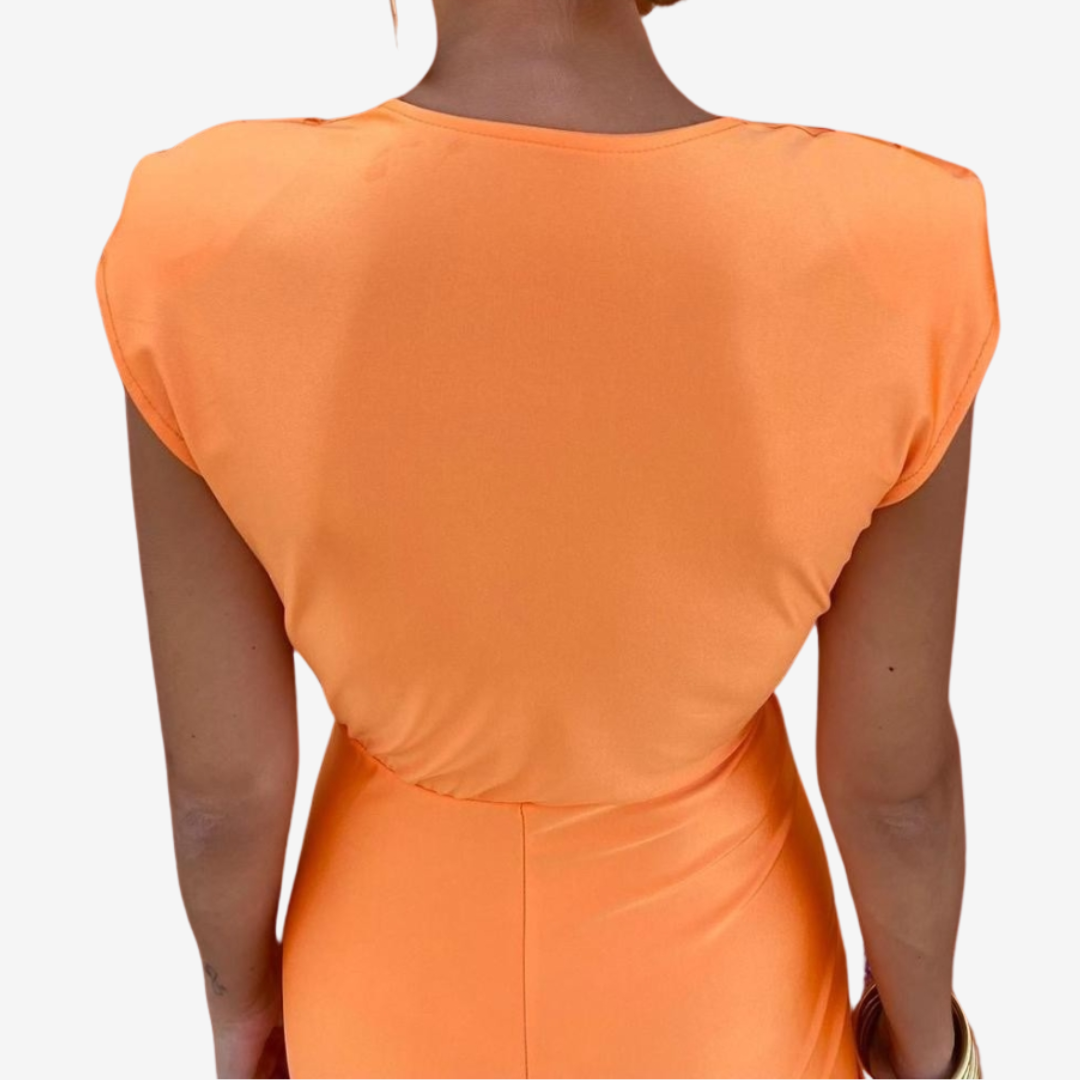 Assia™ Drapert midikjole