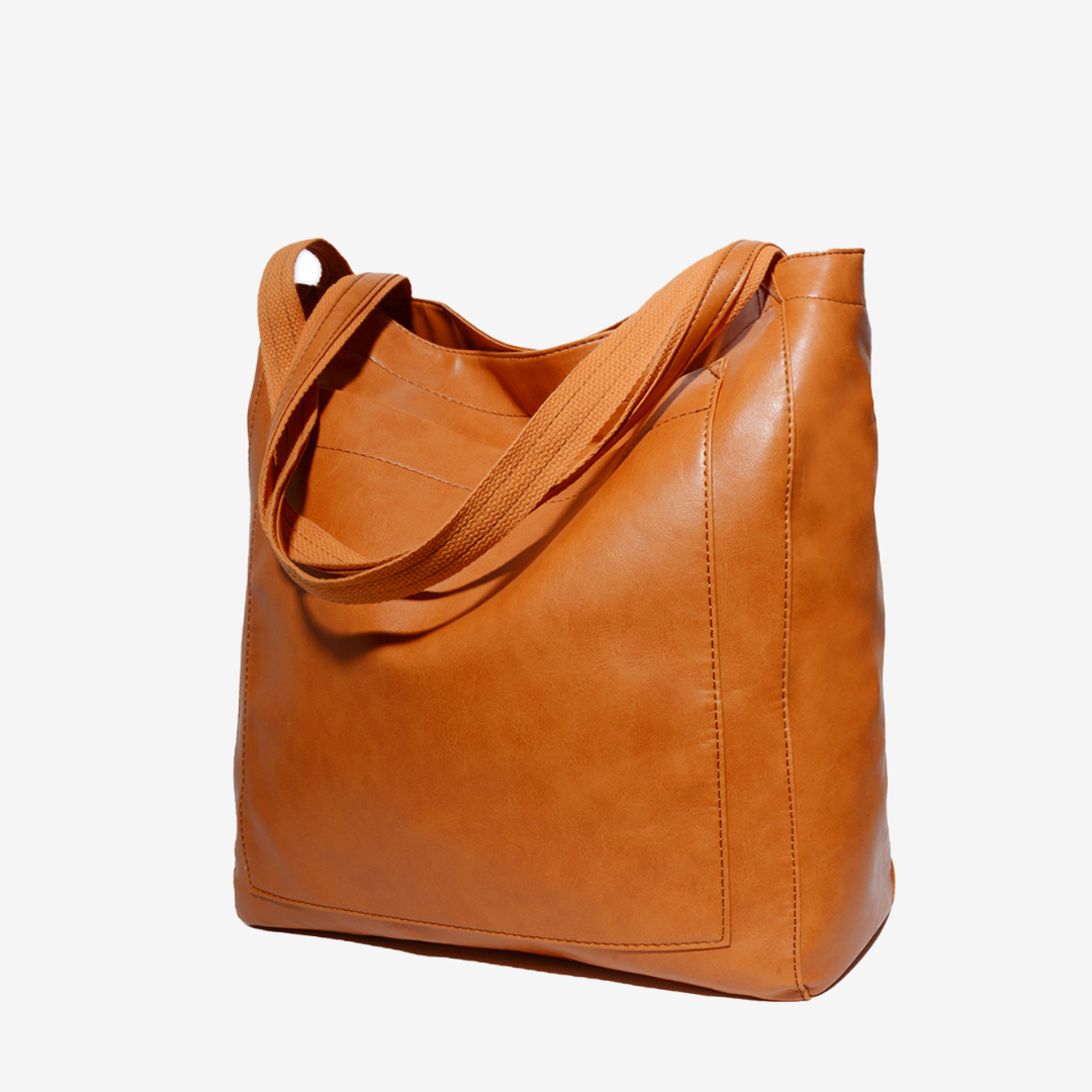 Evelyne™ Vintage skinn toteveske veske