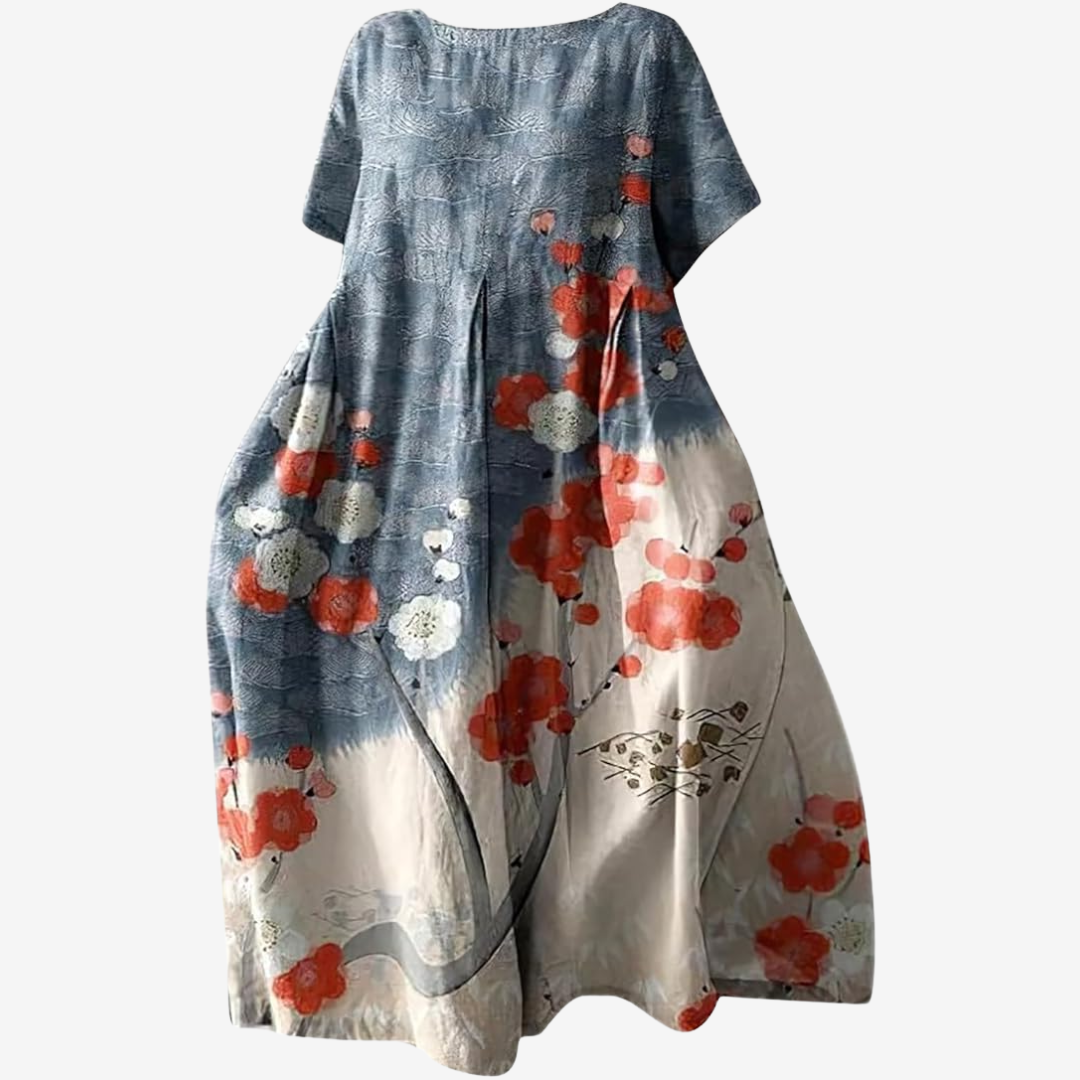 Liora™ Flytende blomstret kjole