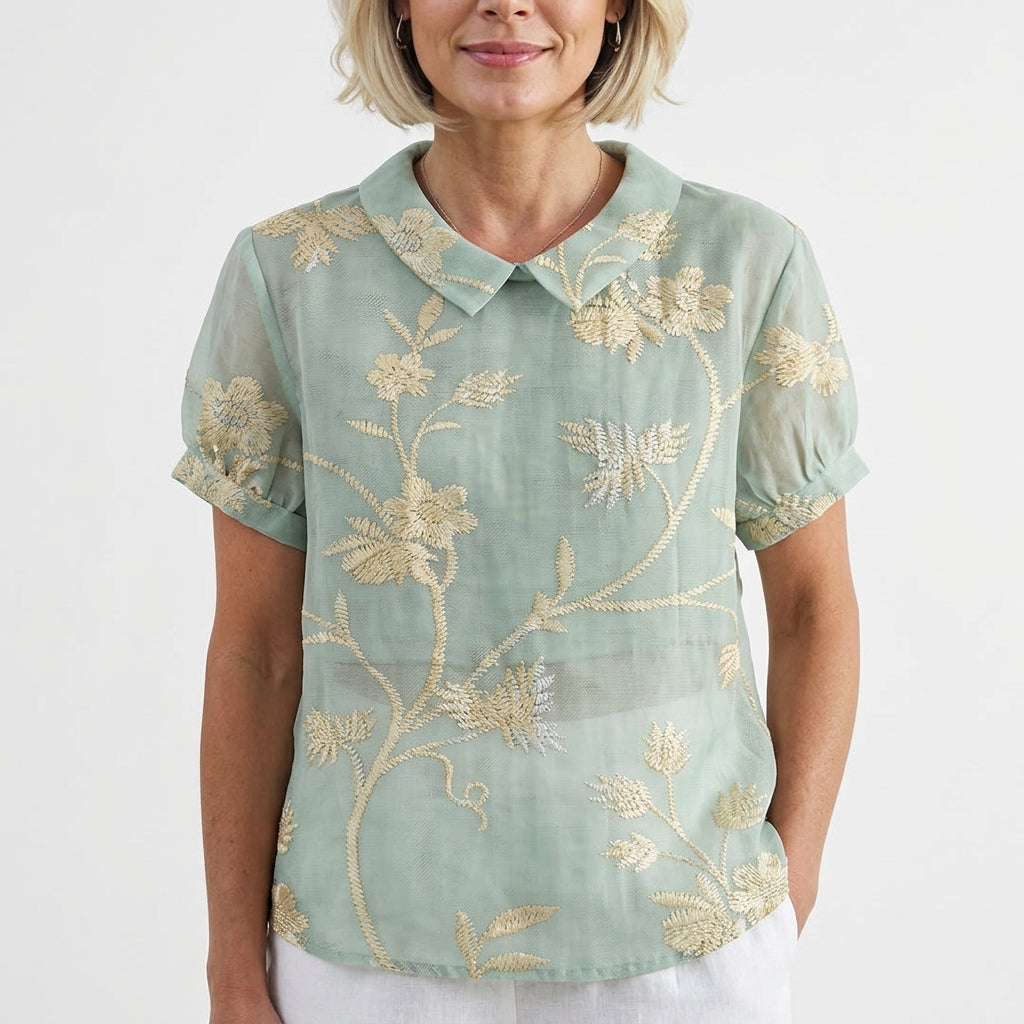 Amélie™ Vintage linbluse