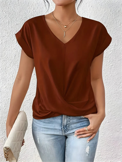 SOFY Elegant V-Neck Blouse™