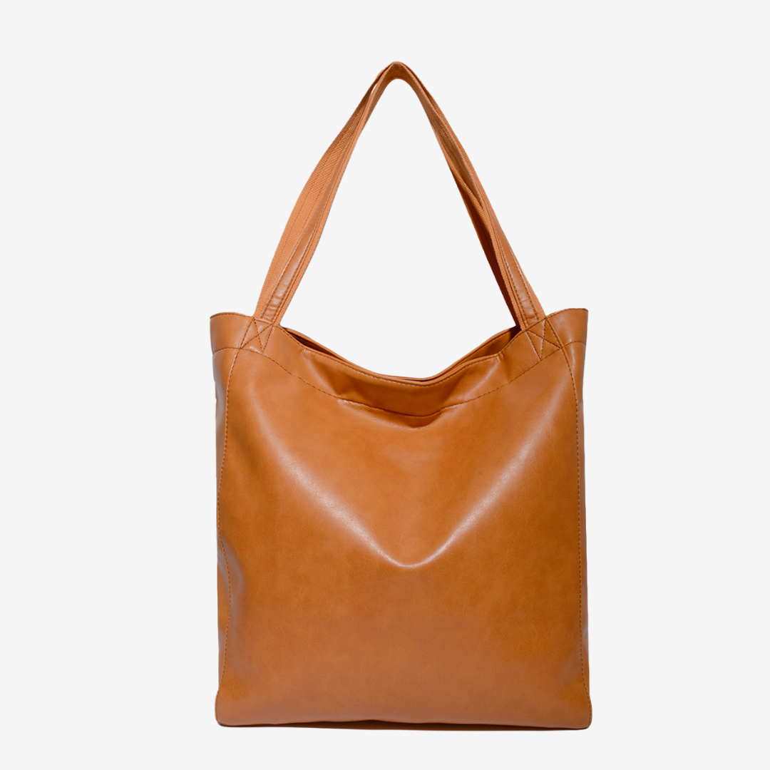Evelyne™ Vintage skinn toteveske veske