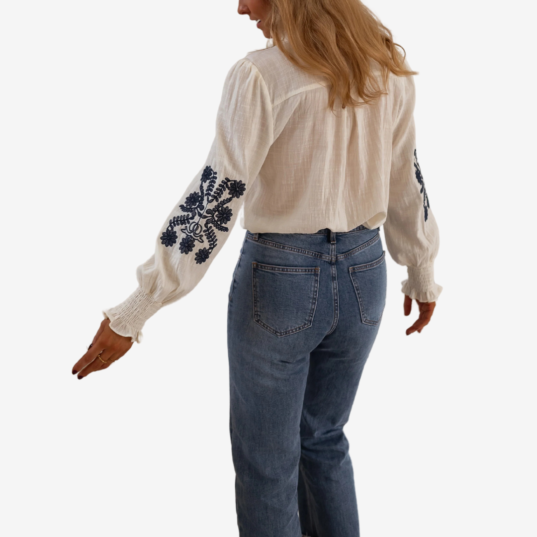 Isaure™ Brodert topp