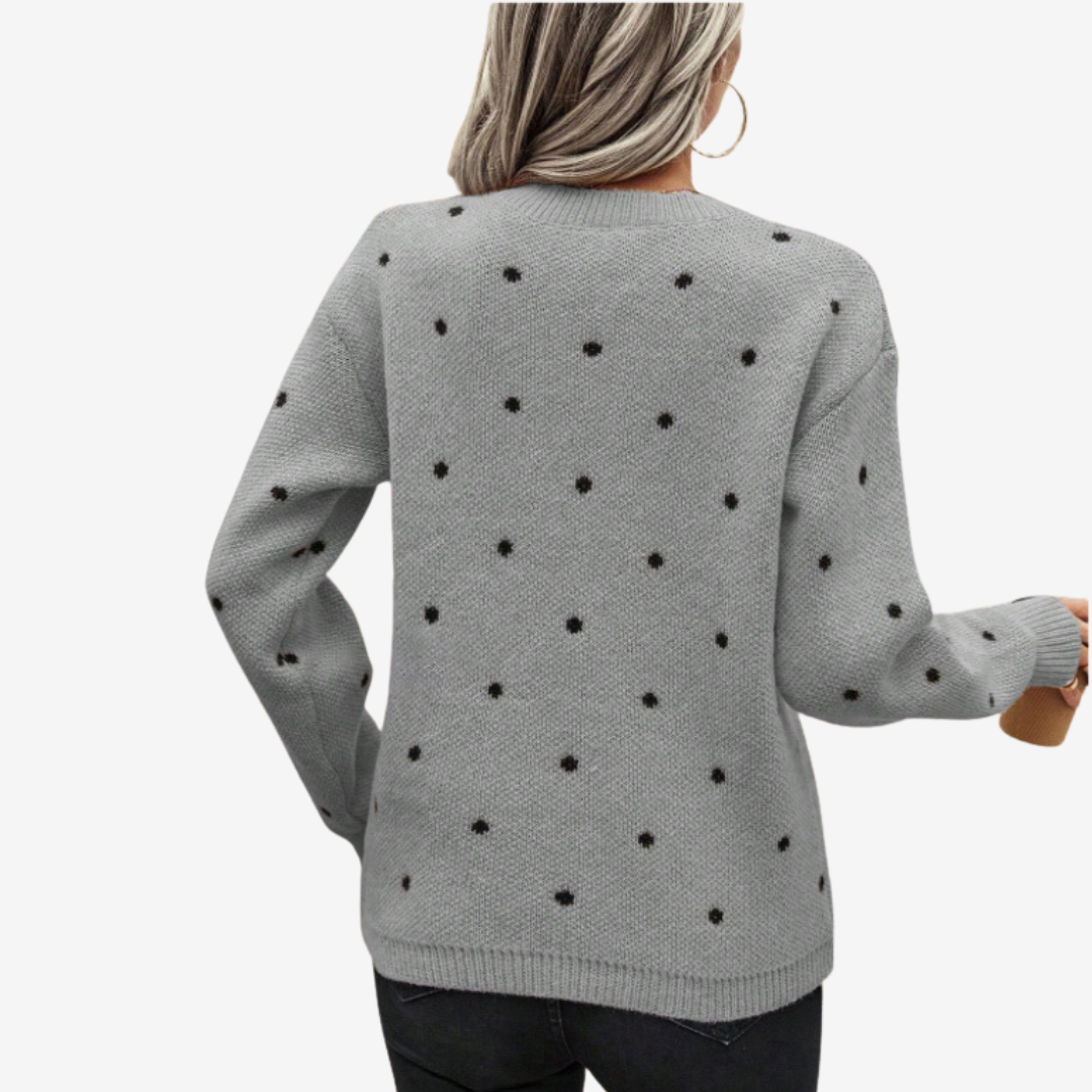 Aveline™ Elegant prikkete genser