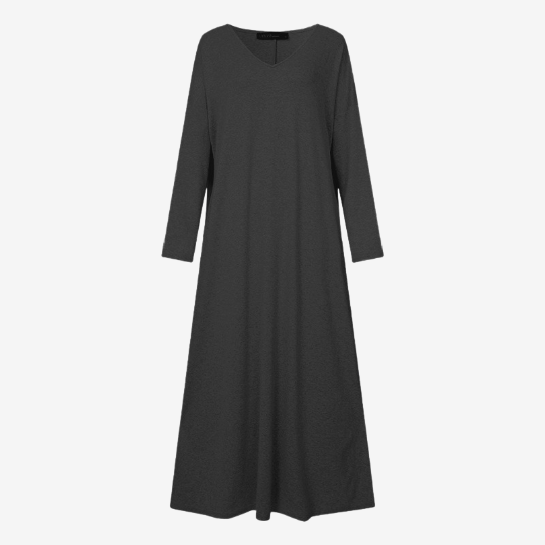 René™ V-hals maxi genser