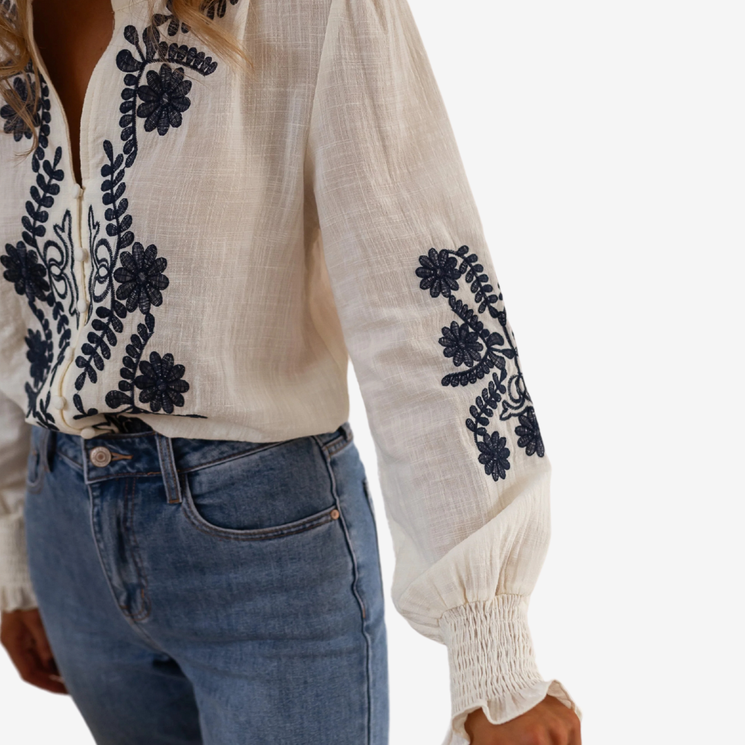 Isaure™ Brodert topp