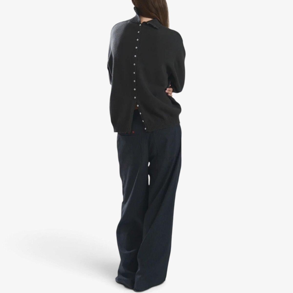 Marcelline™ Ribbet strikkjakke