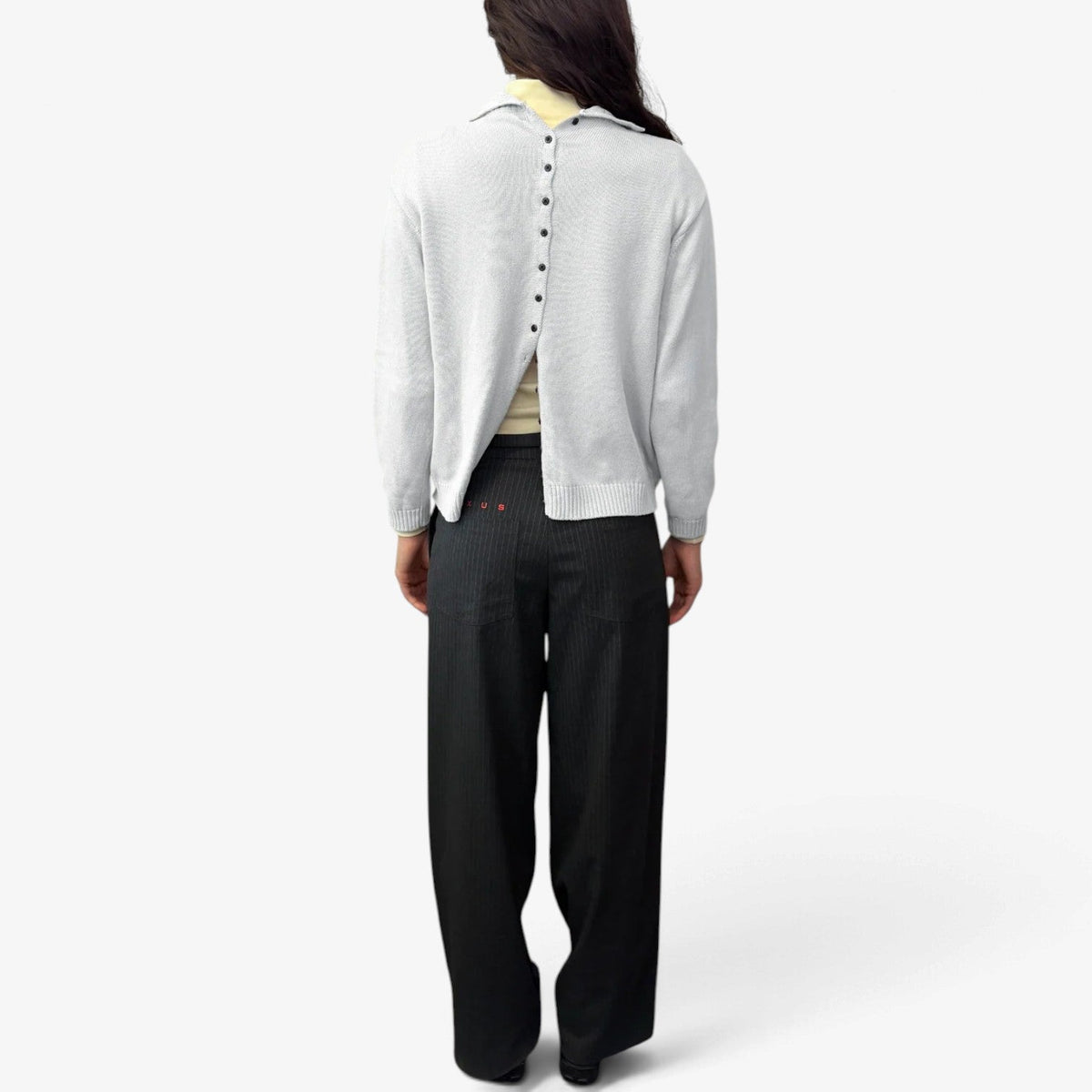 Marcelline™ Ribbet strikkjakke