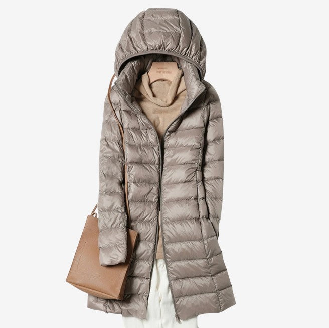 Claudette™ Med hette winter kåpe