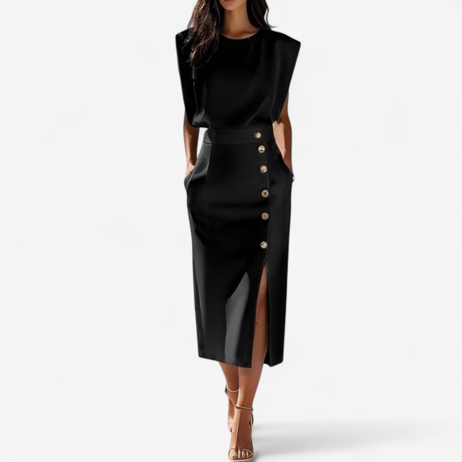 Stéphanie™ Chic strukturert jumpsuit