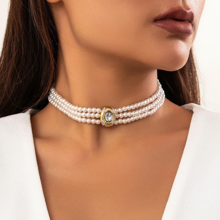 Teixer™ Elegant perlet halskjede