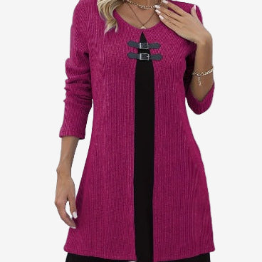 Elora™ Chic genserkjole med contrast