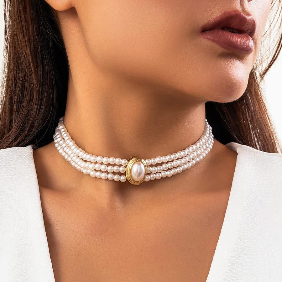 Teixer™ Elegant perlet halskjede